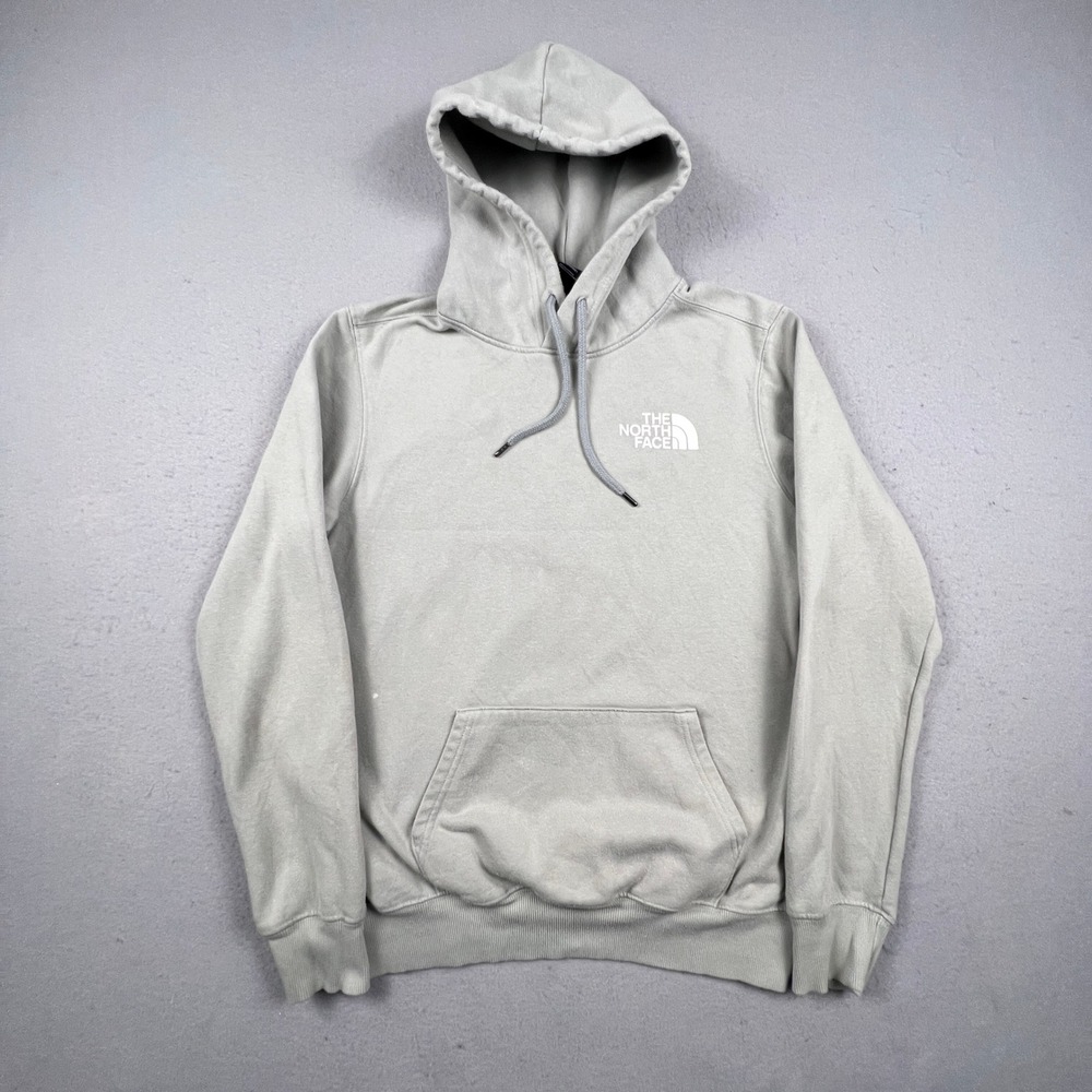 The North Face Hoodie Mens S Distressed Box Logo Never Stop Exploring Pullover